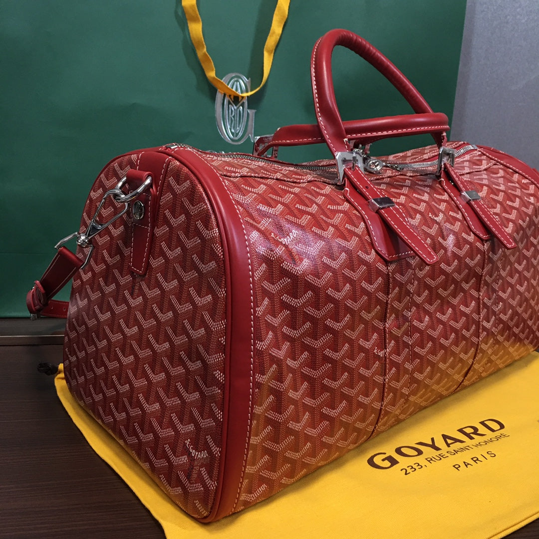 GOYARD BOSTON 50 TRAVEL BAG RED - Phantom Kicks
