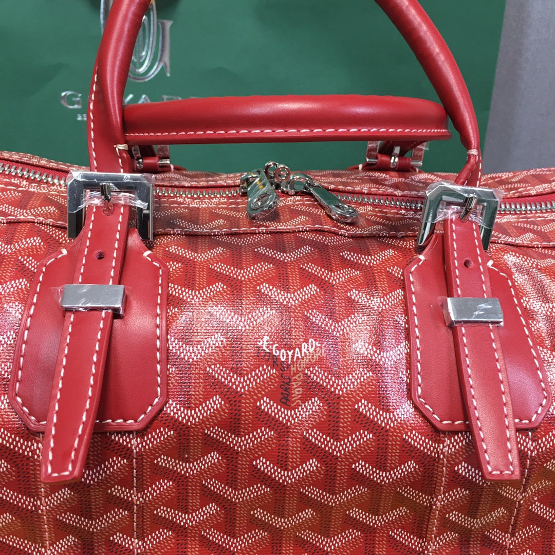 GOYARD BOSTON 50 TRAVEL BAG RED - Phantom Kicks