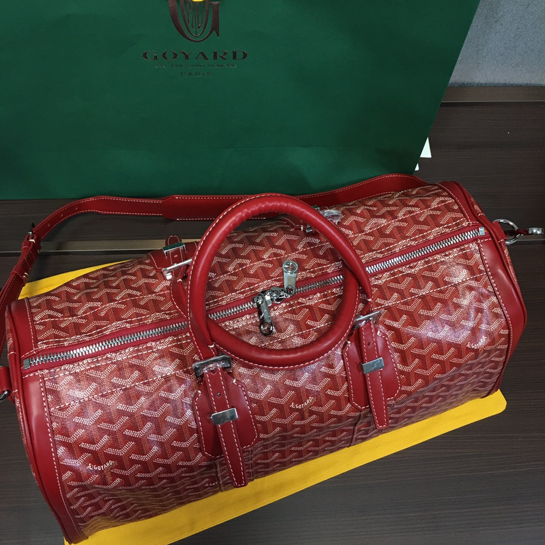 GOYARD BOSTON 50 TRAVEL BAG RED - Phantom Kicks