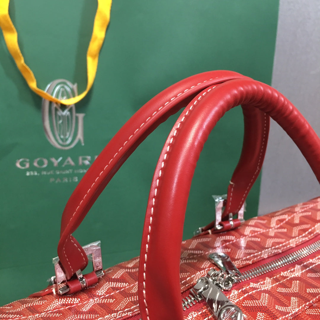 GOYARD BOSTON 50 TRAVEL BAG RED - Phantom Kicks