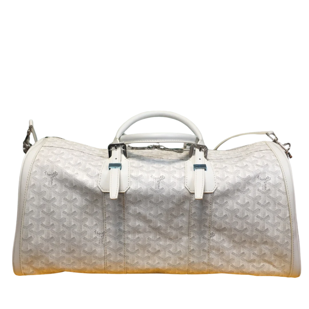 GOYARD BOSTON 50 TRAVEL BAG WHITE - Phantom Kicks
