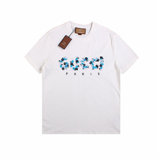 GUCCI x BALENCIAGA FLOWER LOGO T-SHIRT WHITE - Phantom Kicks