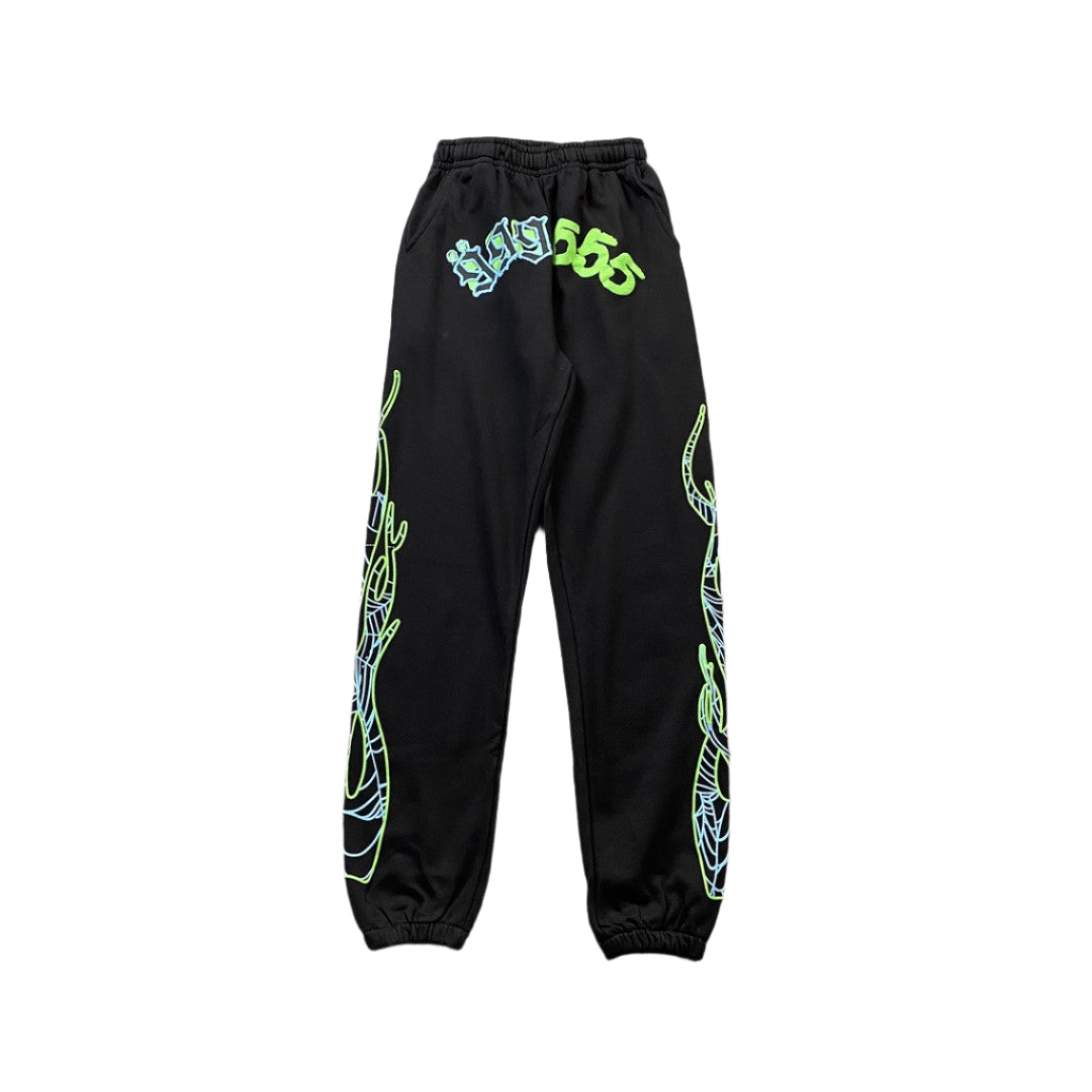 JUICE WRLD x SP5DER SWEATPANTS BLACK - Phantom Kicks