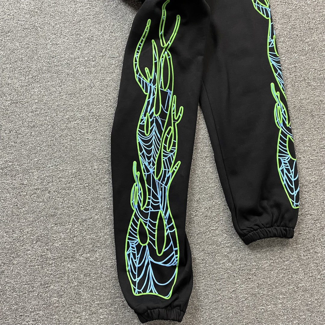 JUICE WRLD x SP5DER SWEATPANTS BLACK - Phantom Kicks