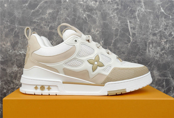 LOUIS VUITTON LV SKATE SNEAKER BEIGE WHITE - Phantom Kicks