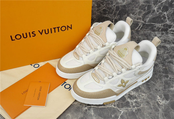 LOUIS VUITTON LV SKATE SNEAKER BEIGE WHITE - Phantom Kicks