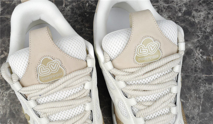 LOUIS VUITTON LV SKATE SNEAKER BEIGE WHITE - Phantom Kicks