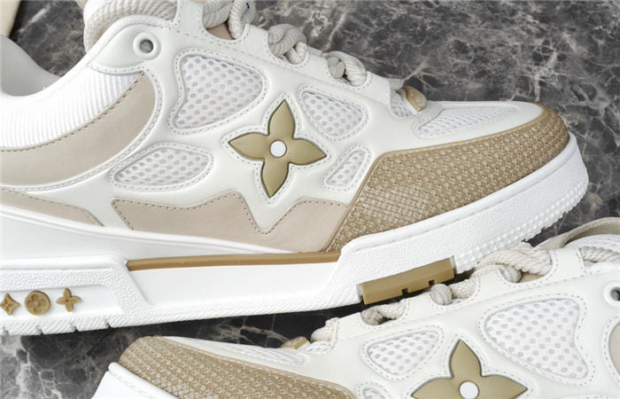 LOUIS VUITTON LV SKATE SNEAKER BEIGE WHITE - Phantom Kicks