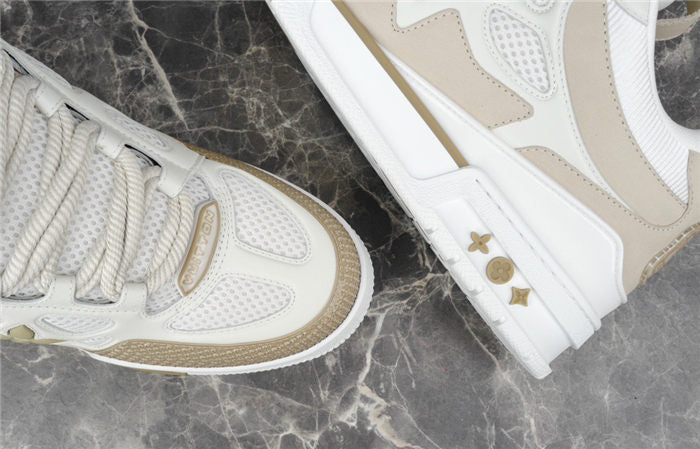 LOUIS VUITTON LV SKATE SNEAKER BEIGE WHITE - Phantom Kicks