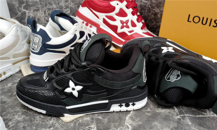 LOUIS VUITTON LV SKATE SNEAKER BLACK WHITE - Phantom Kicks