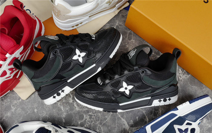 LOUIS VUITTON LV SKATE SNEAKER BLACK WHITE - Phantom Kicks