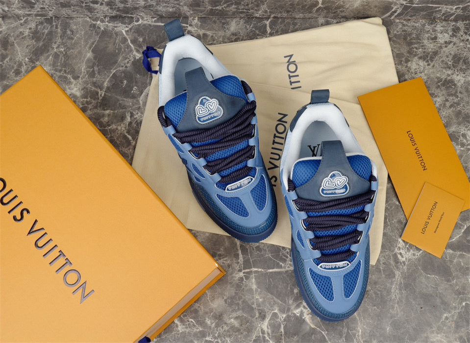 LOUIS VUITTON LV SKATE SNEAKER BLUE - Phantom Kicks