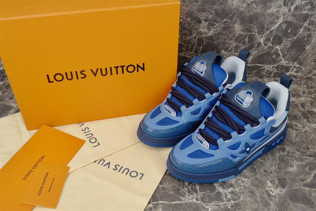 LOUIS VUITTON LV SKATE SNEAKER BLUE - Phantom Kicks