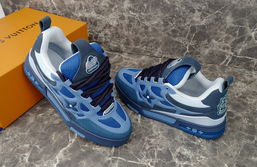 LOUIS VUITTON LV SKATE SNEAKER BLUE - Phantom Kicks