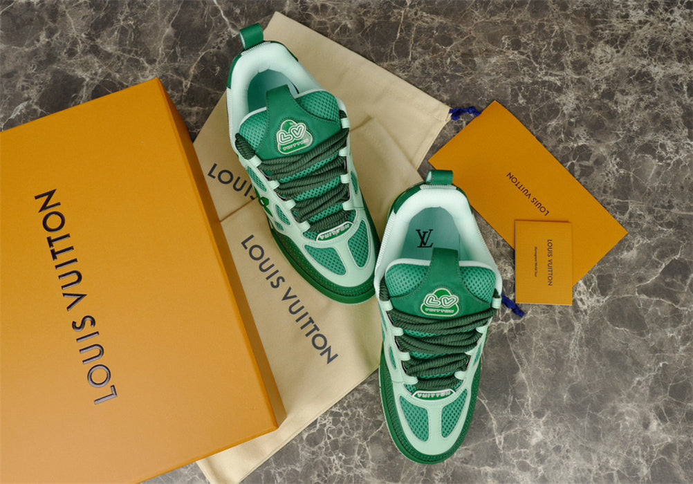 LOUIS VUITTON LV SKATE SNEAKER GREEN - Phantom Kicks