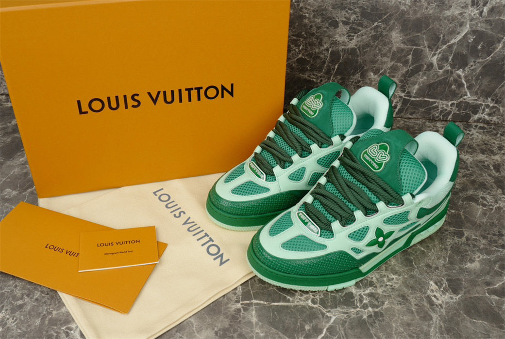 LOUIS VUITTON LV SKATE SNEAKER GREEN - Phantom Kicks