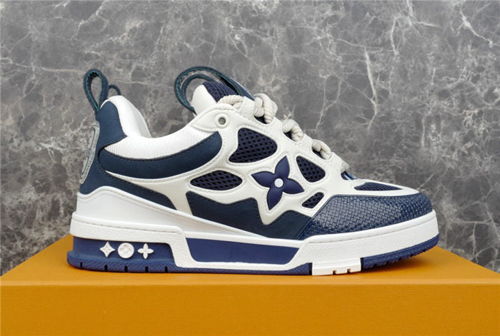 LOUIS VUITTON LV SKATE SNEAKER MARINE WHITE - Phantom Kicks