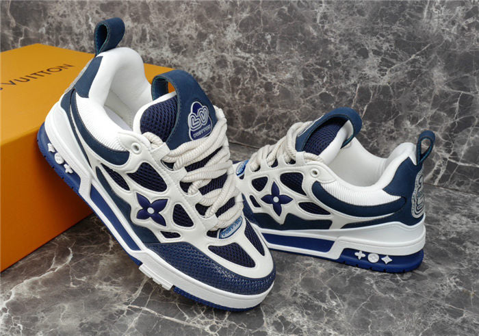 LOUIS VUITTON LV SKATE SNEAKER MARINE WHITE - Phantom Kicks