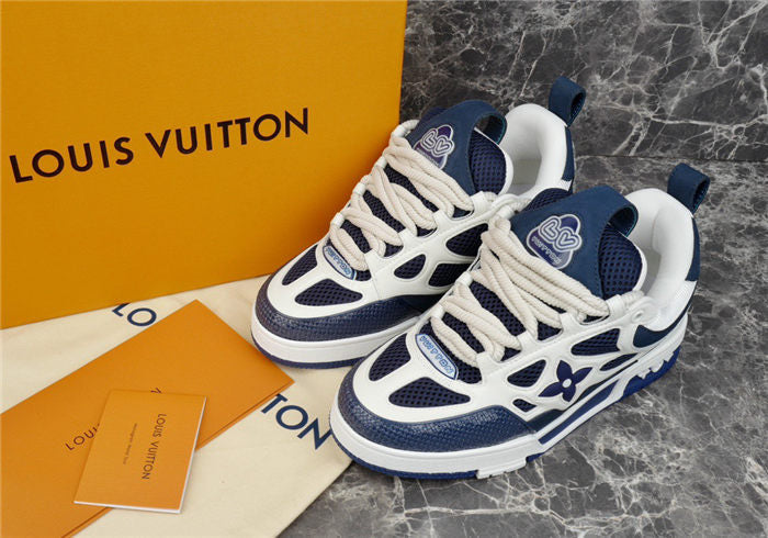 LOUIS VUITTON LV SKATE SNEAKER MARINE WHITE - Phantom Kicks