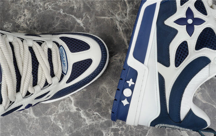 LOUIS VUITTON LV SKATE SNEAKER MARINE WHITE - Phantom Kicks