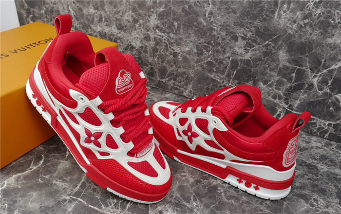 LOUIS VUITTON LV SKATE SNEAKER RED WHITE - Phantom Kicks