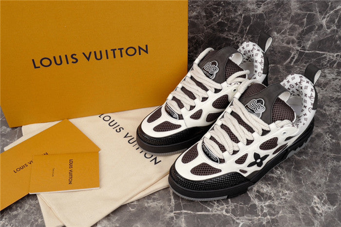 LOUIS VUITTON LV SKATE SNEAKER WHITE BLACK - Phantom Kicks