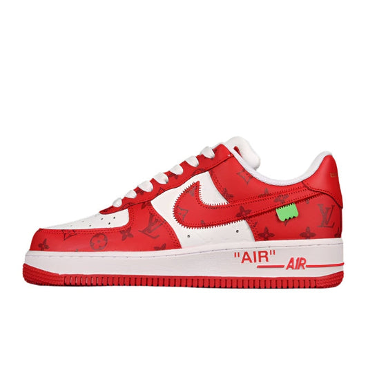 NIKE AIR FORCE 1 x LOUIS VUITTON VIRGIL ABLOH WHITE RED - Phantom Kicks