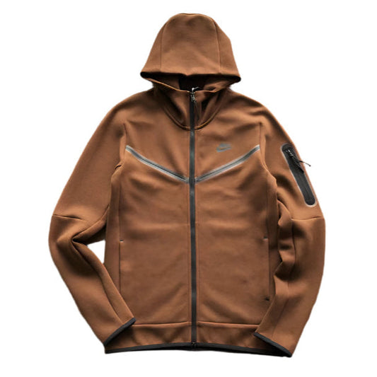 NIKE TECH FLEECE HOODIE x BROWN - Phantom Kicks