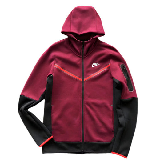 NIKE TECH FLEECE HOODIE x DARK BEETROOT/PHANTOM - Phantom Kicks