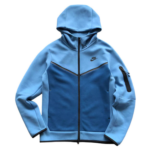 NIKE TECH FLEECE HOODIE x DUTCH BLUE/COURT BLUE - Phantom Kicks