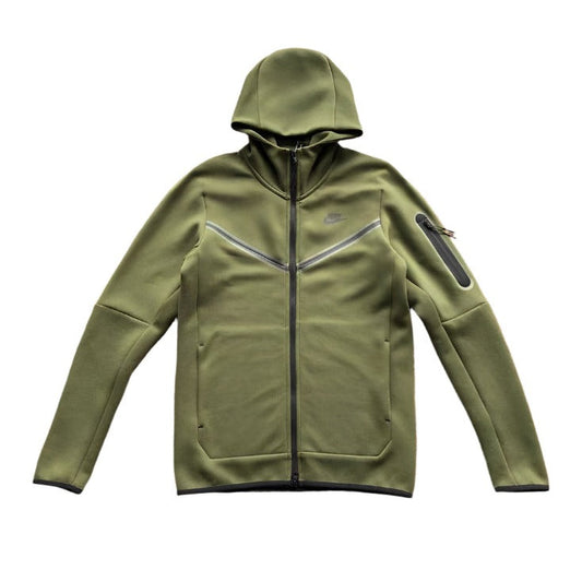 NIKE TECH FLEECE HOODIE x OLIVE GREEN - Phantom Kicks