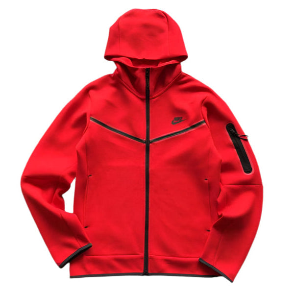 NIKE TECH FLEECE HOODIE x UNIVERSITY RED - Phantom Kicks