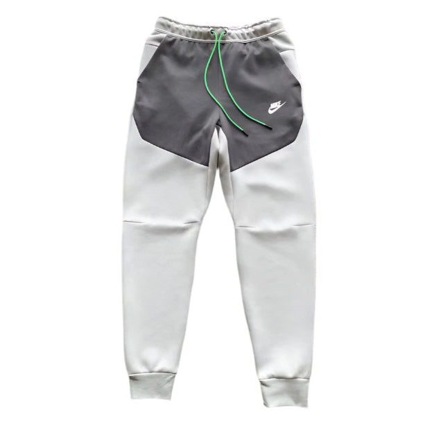 NIKE TECH FLEECE PANTS x GREY/BLACK/GREEN - Phantom Kicks