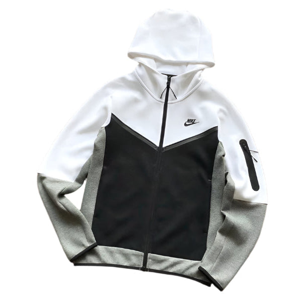 NIKE TECH FLEECE PANTS x WOLF GREY/WHITE/BLACK - Phantom Kicks