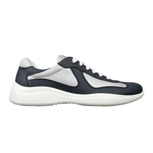 PRADA AMERICA'S CUP LEATHER NAVY SILVER - Phantom Kicks