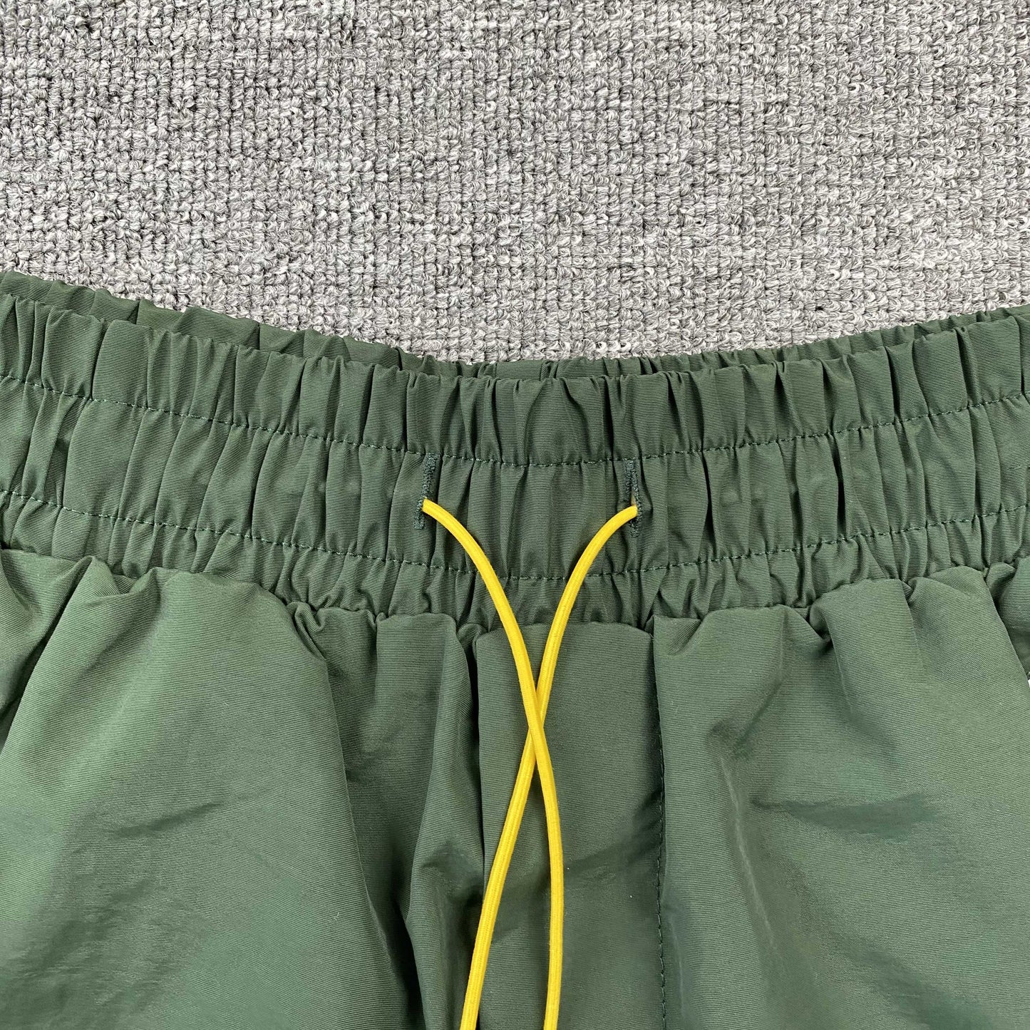 RHUDE RH LOGO SHORTS GREEN - Phantom Kicks
