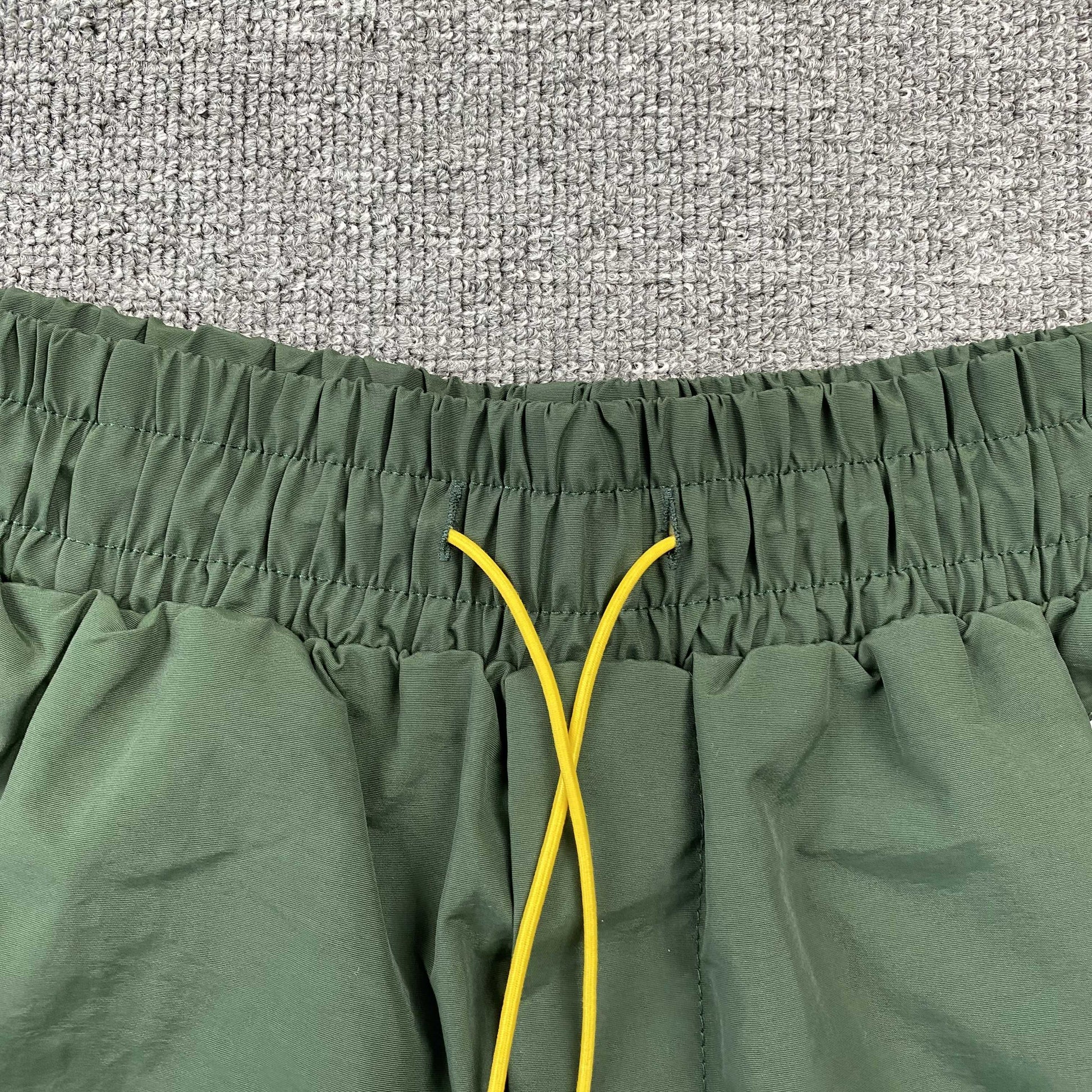 RHUDE RH LOGO SHORTS GREEN - Phantom Kicks