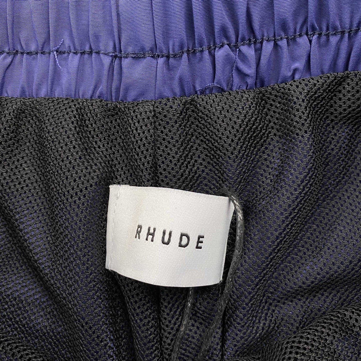 RHUDE RH LOGO SHORTS NAVY - Phantom Kicks