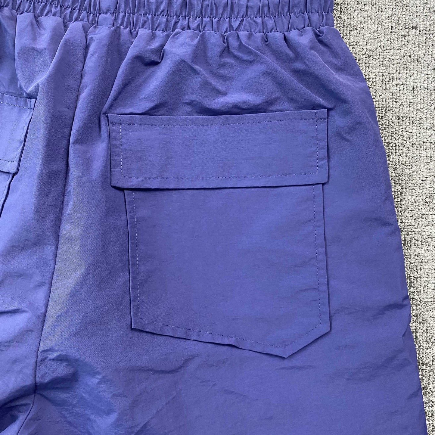 RHUDE RH LOGO SHORTS NAVY - Phantom Kicks
