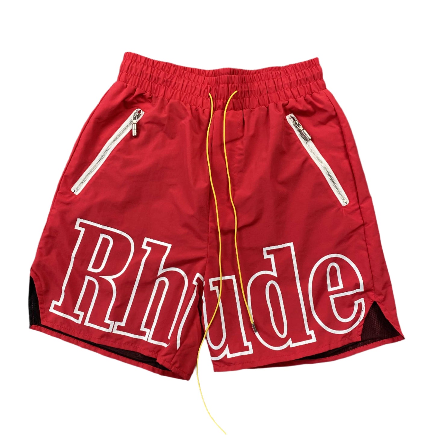 RHUDE RH LOGO SHORTS RED - Phantom Kicks