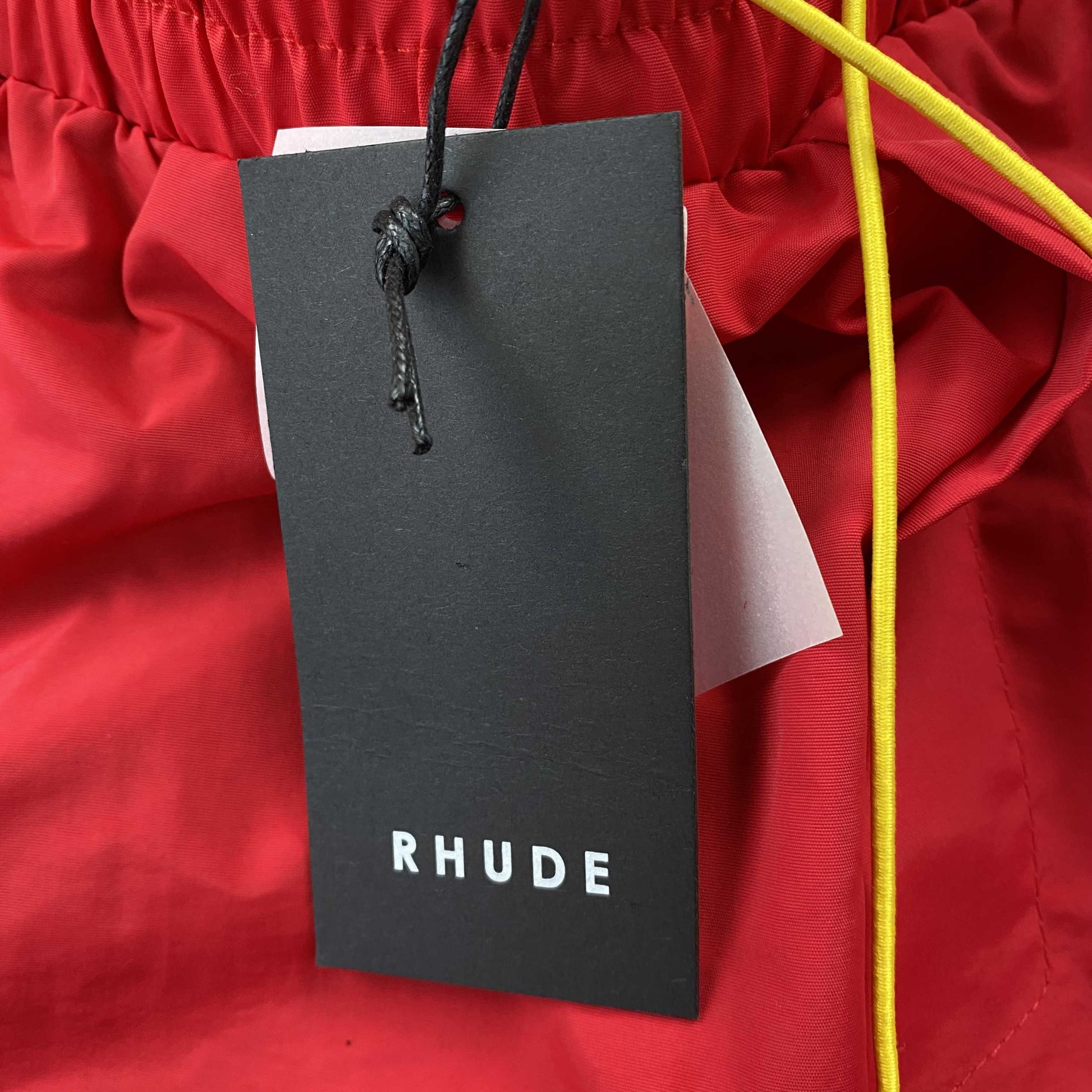 RHUDE RH LOGO SHORTS RED - Phantom Kicks