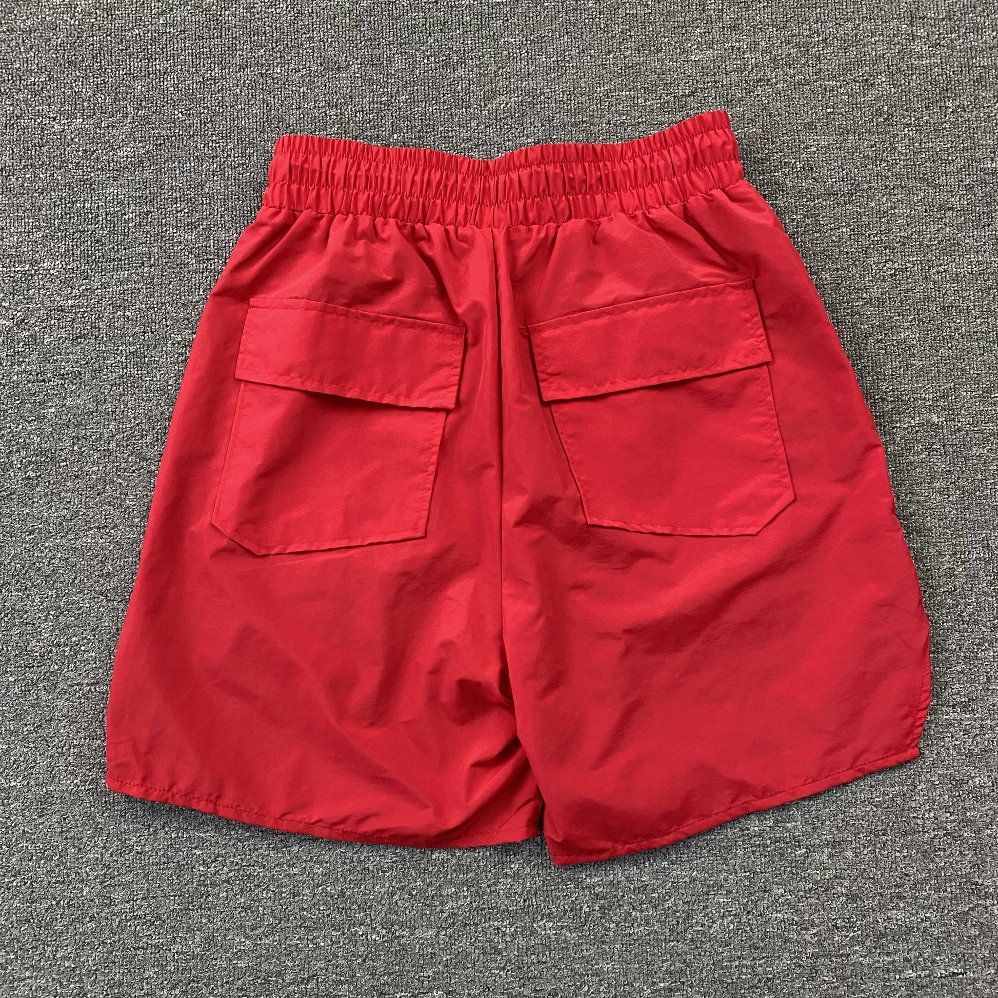 RHUDE RH LOGO SHORTS RED - Phantom Kicks