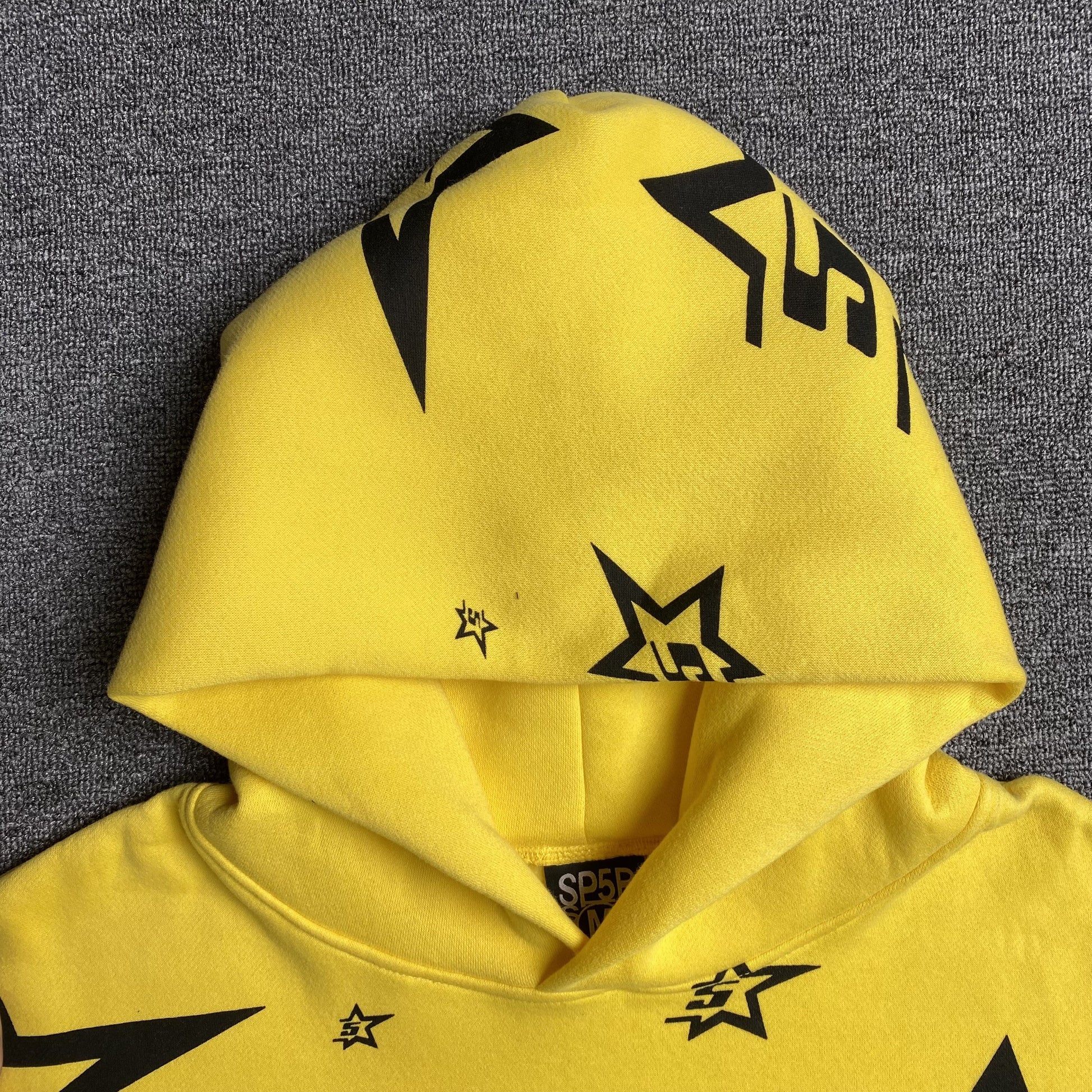 SP5DER 5STAR HOODIE YELLOW - Phantom Kicks