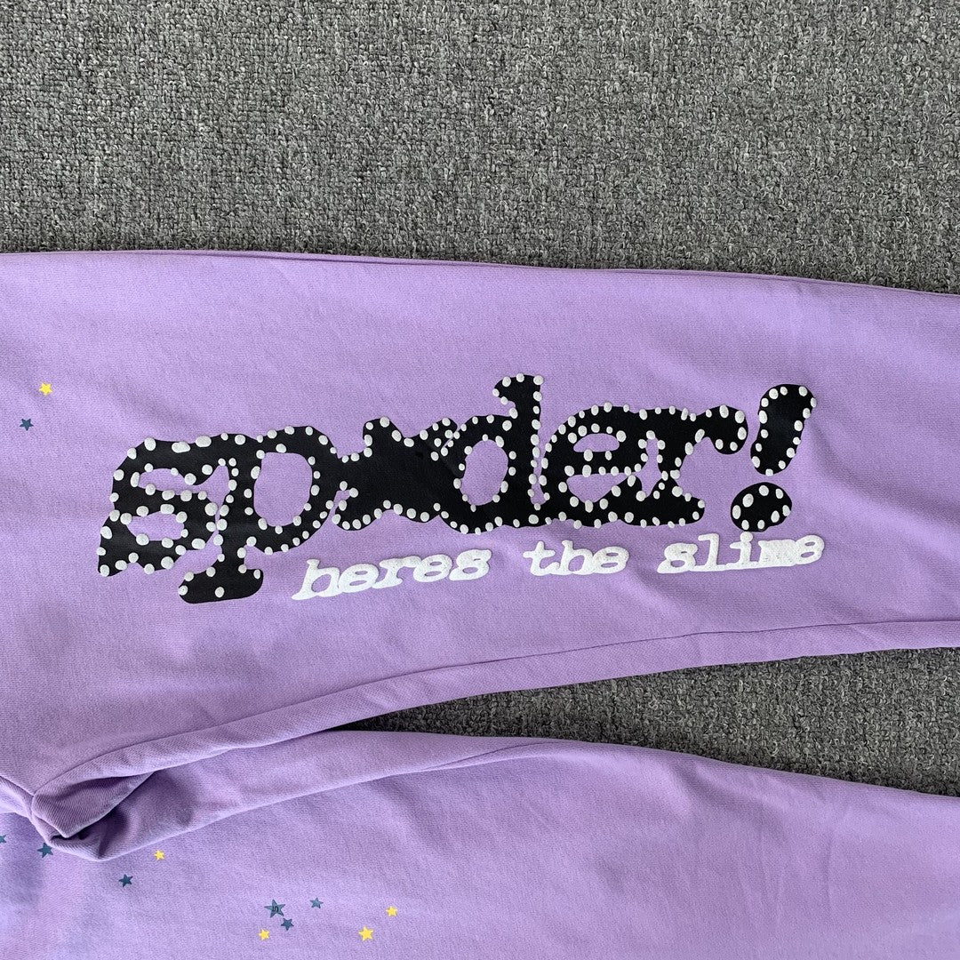 SP5DER ACAI SWEATPANTS PURPLE - Phantom Kicks