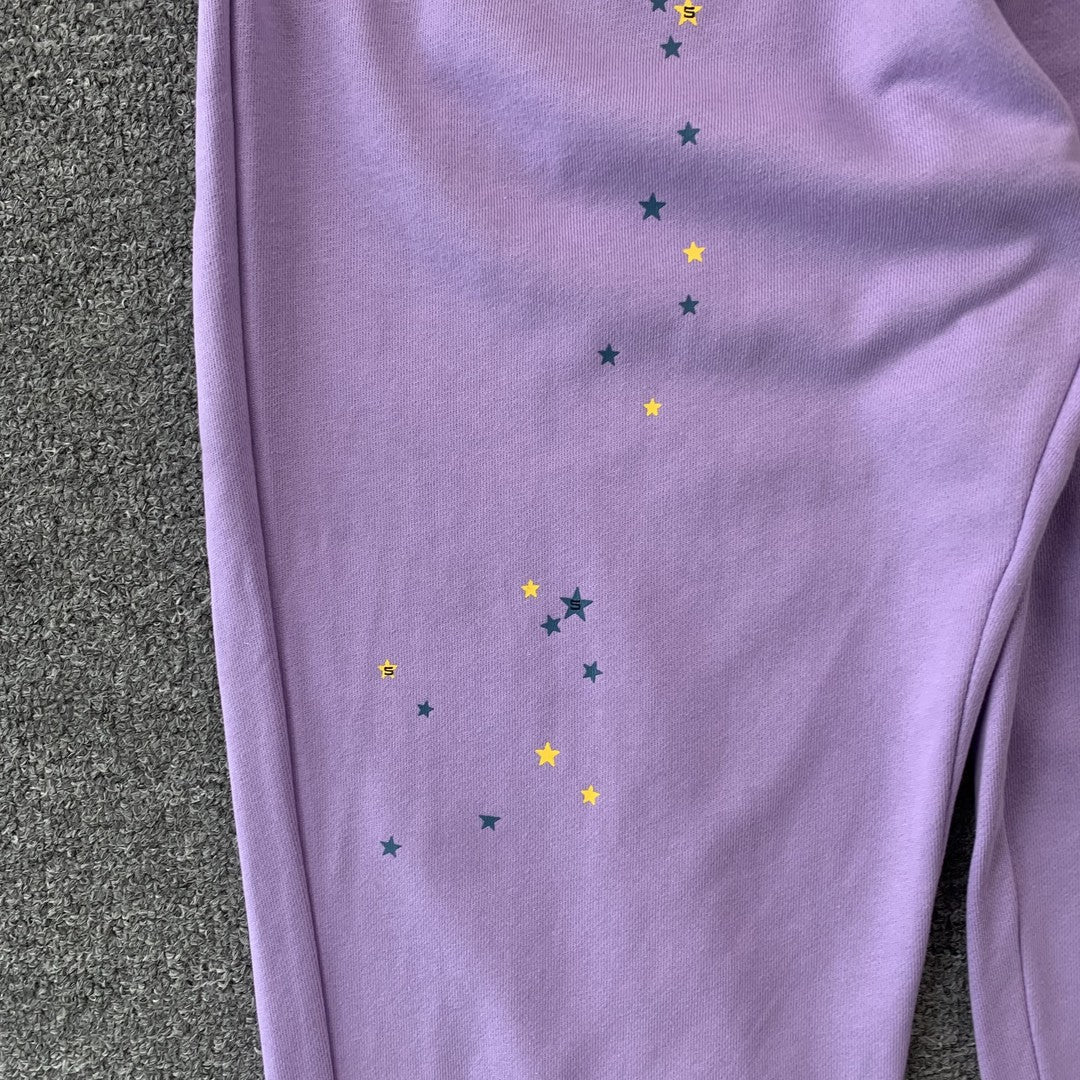 SP5DER ACAI SWEATPANTS PURPLE - Phantom Kicks