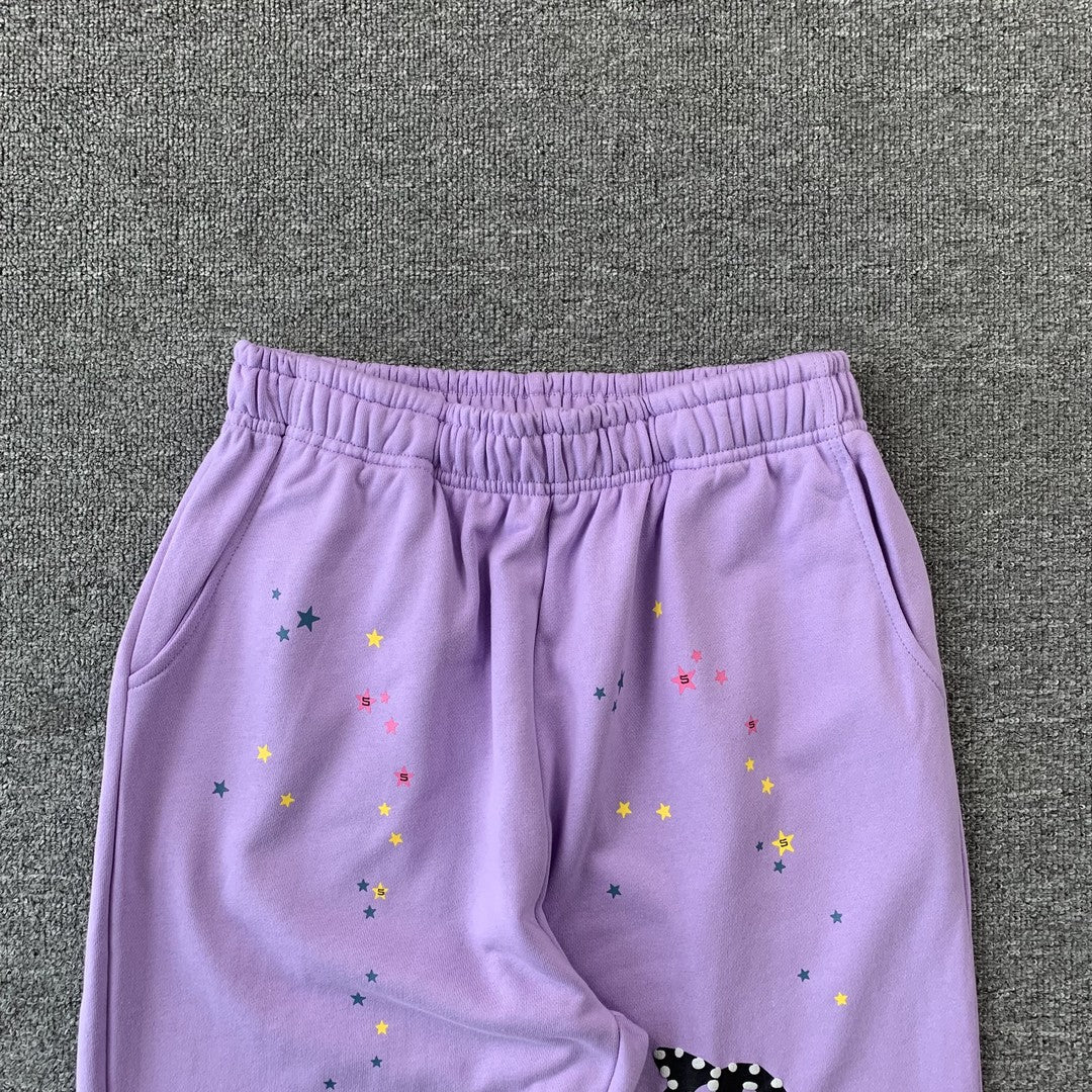 SP5DER ACAI SWEATPANTS PURPLE - Phantom Kicks