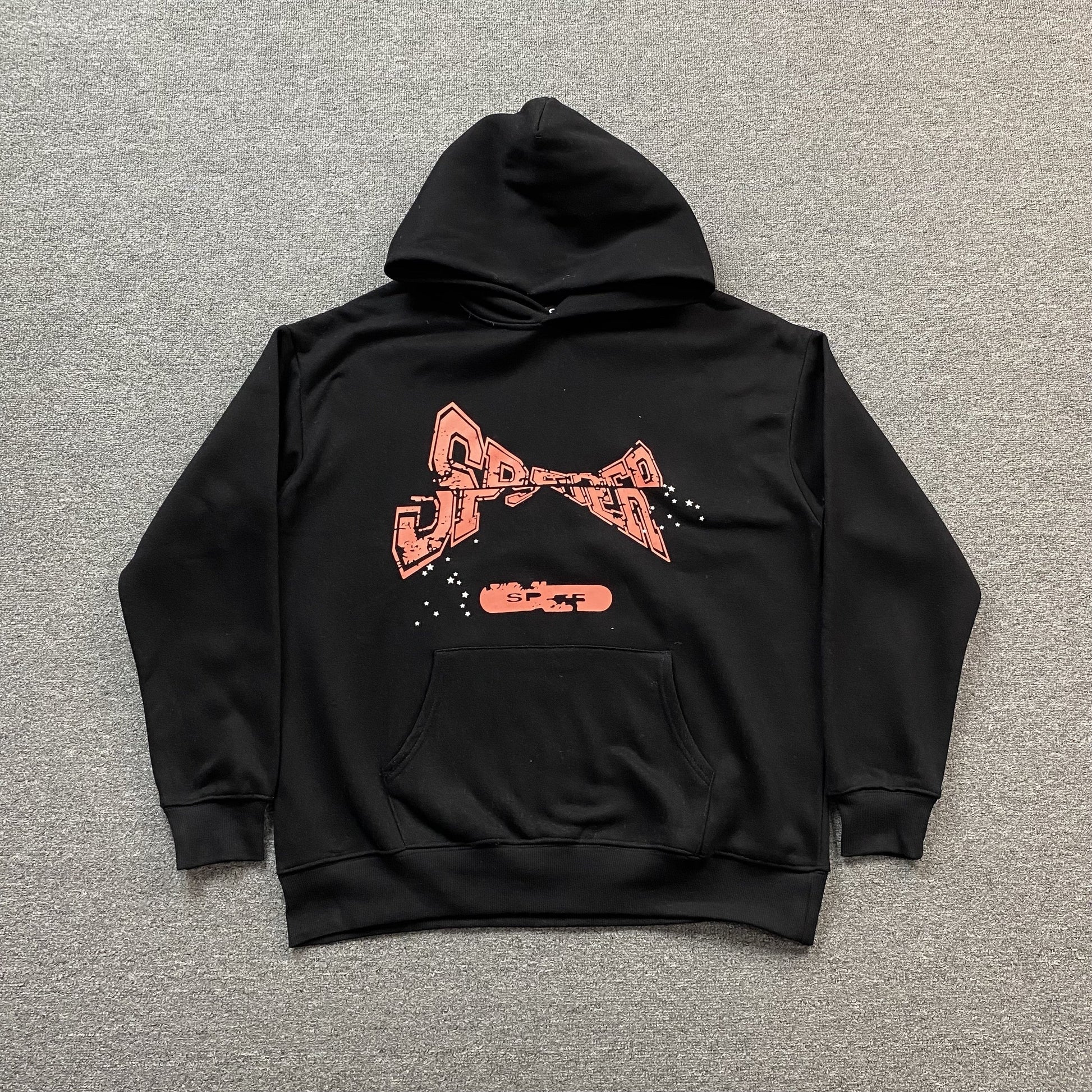 SP5DER ADULT HOODIE BLACK - Phantom Kicks
