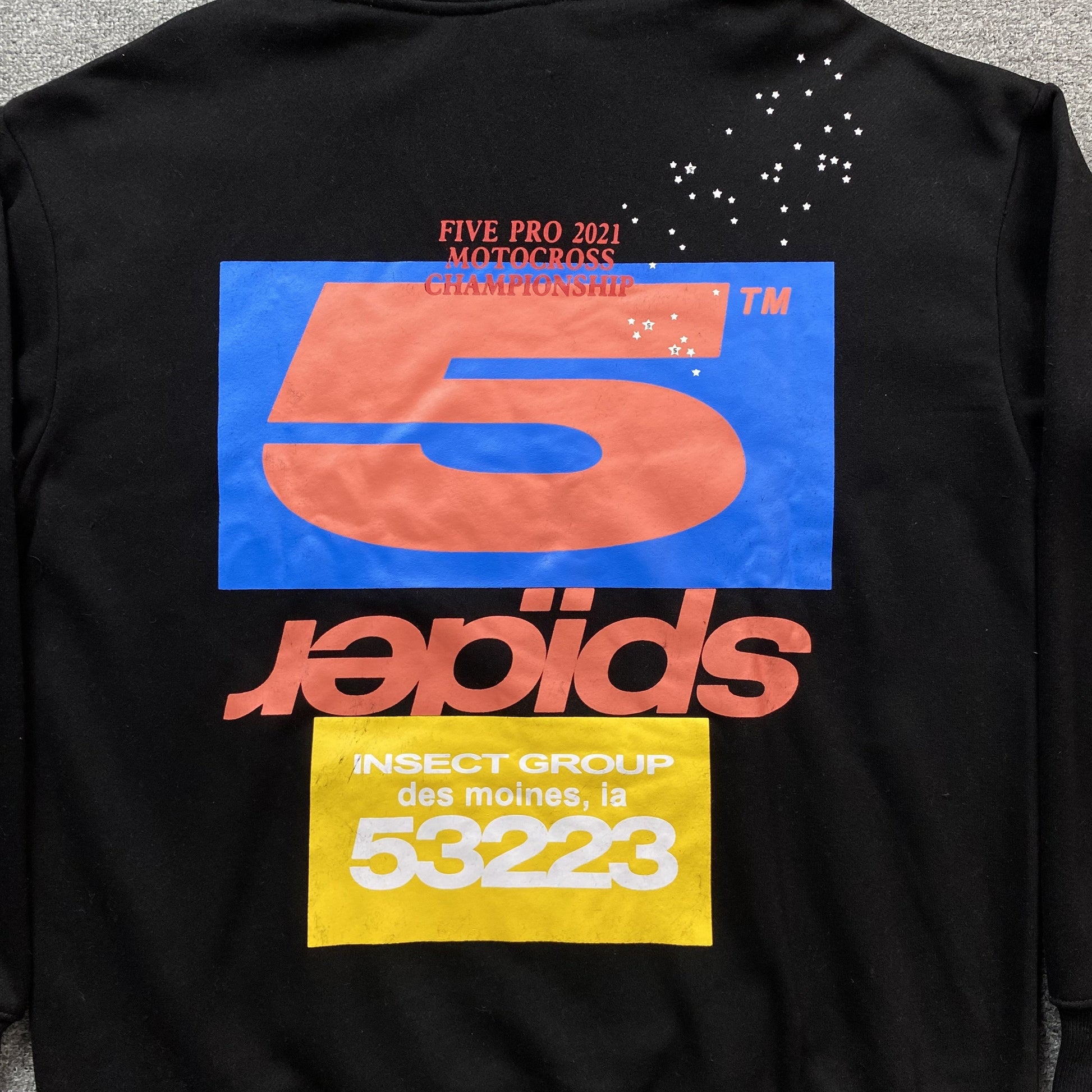 SP5DER ADULT HOODIE BLACK - Phantom Kicks