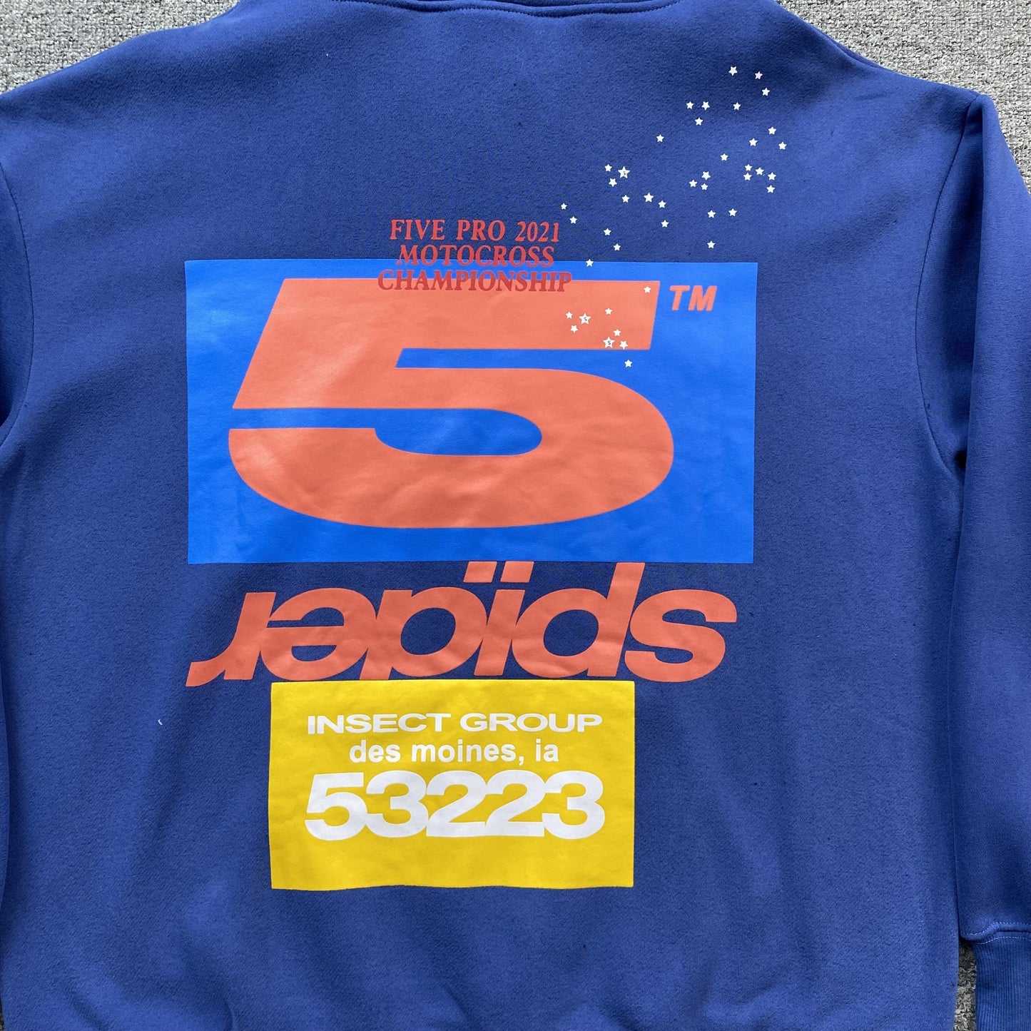 SP5DER ADULT HOODIE NAVY - Phantom Kicks