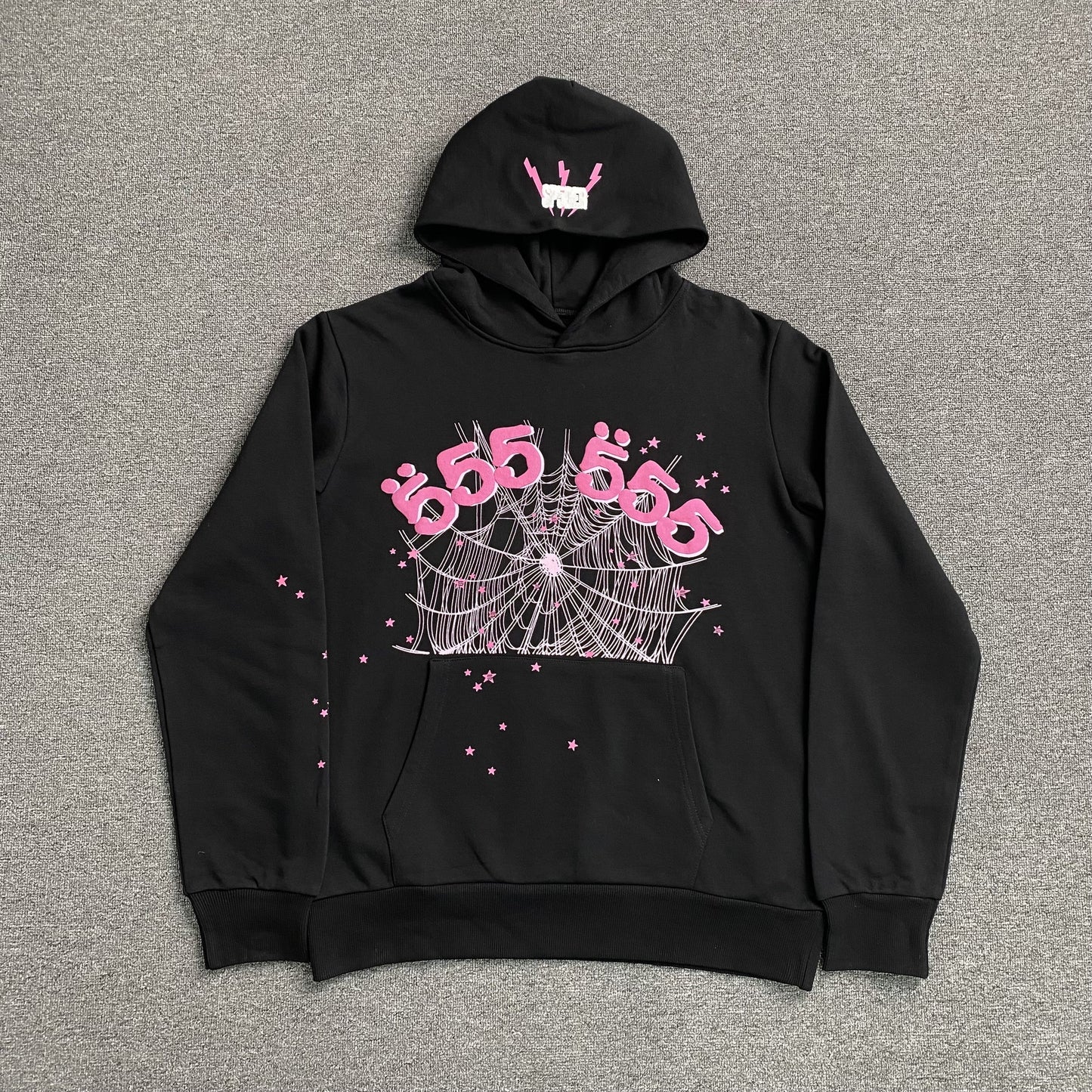 SP5DER ANGEL NUMBER HOODIE BLACK - Phantom Kicks